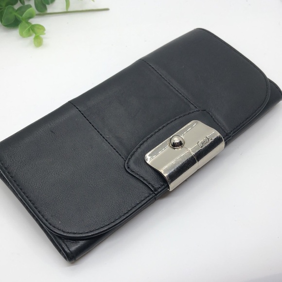 Coach Black Leather Wallet - Picture 2 of 10